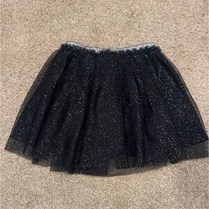 Tucker + Tate Black Sparkly Tulle Skirt